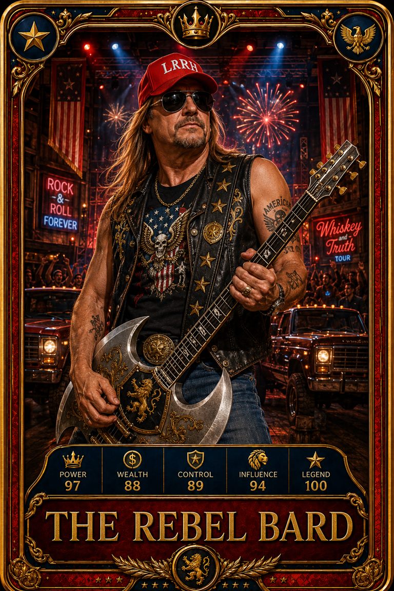 The Rebel Bard character card